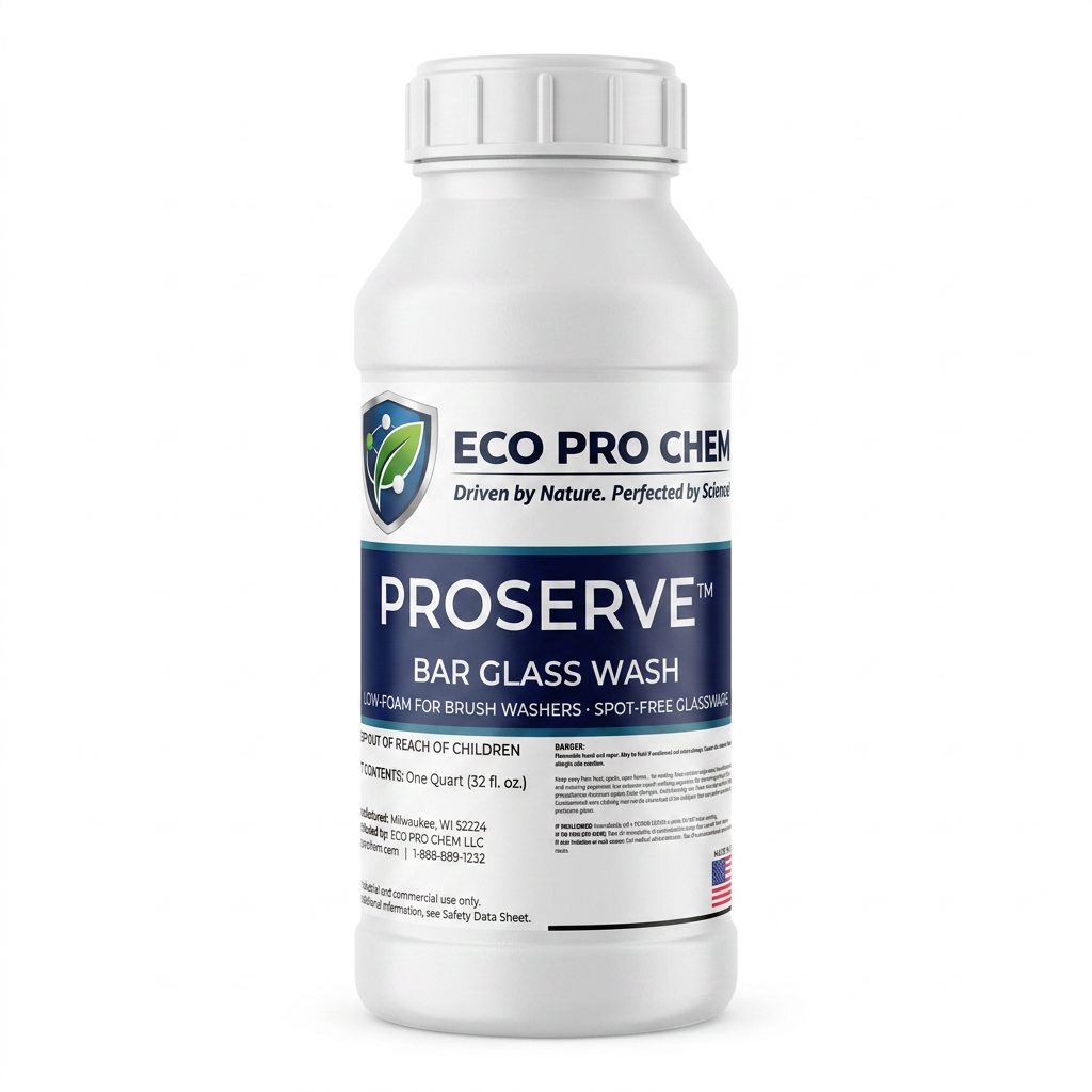 ProServe™ Bar Glass Wash - Automatic Low-Foam
